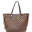 LOUIS VUITTON Neverfull MM Damier Ebene Tote Shoulder Bag Brown-US