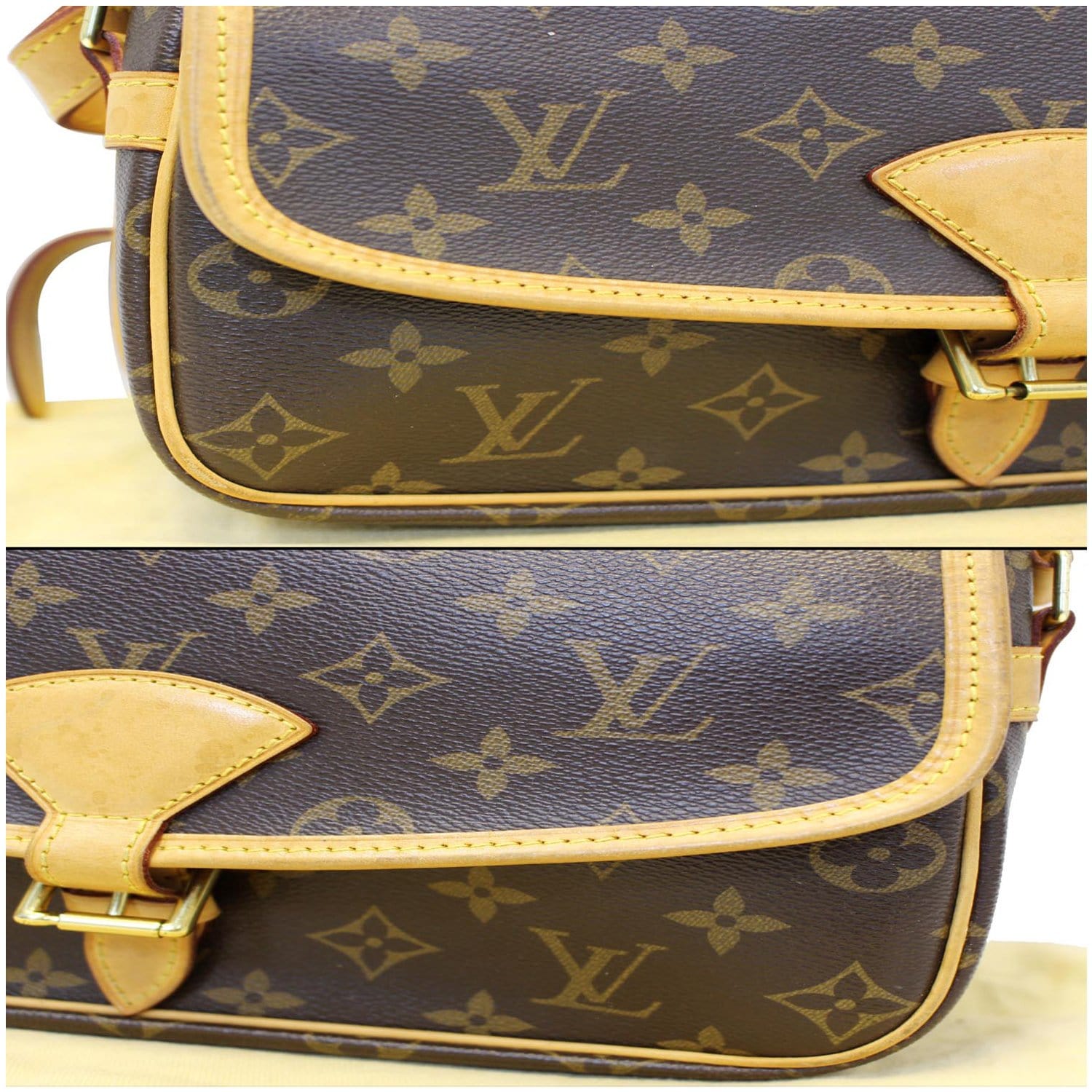 Mint Auth Louis Vuitton M42250 Monogram Sologne Shoulder Cross
