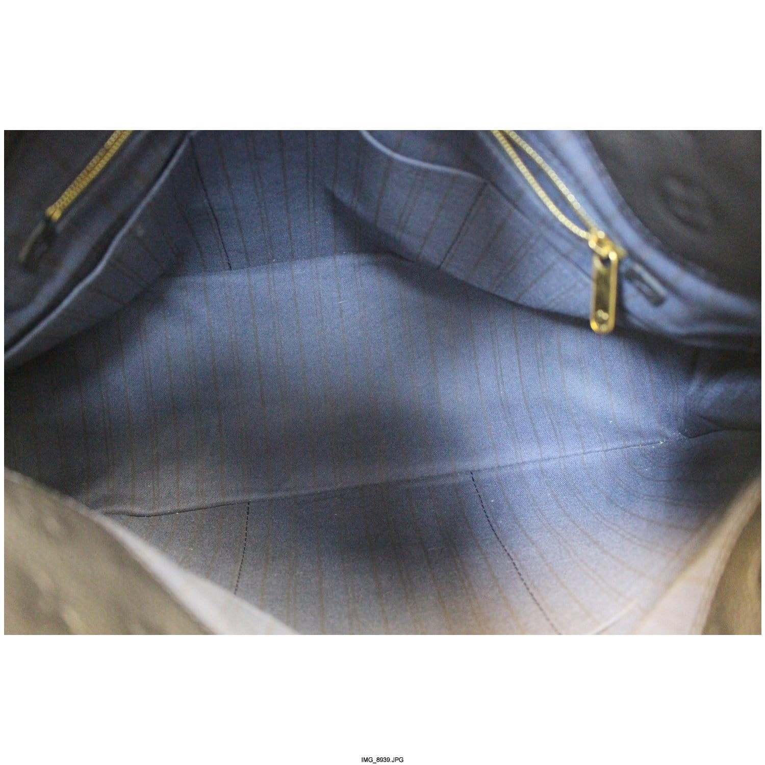 Louis Vuitton Blue Infini Monogram Empreinte Artsy MM Bag - Yoogi's Closet
