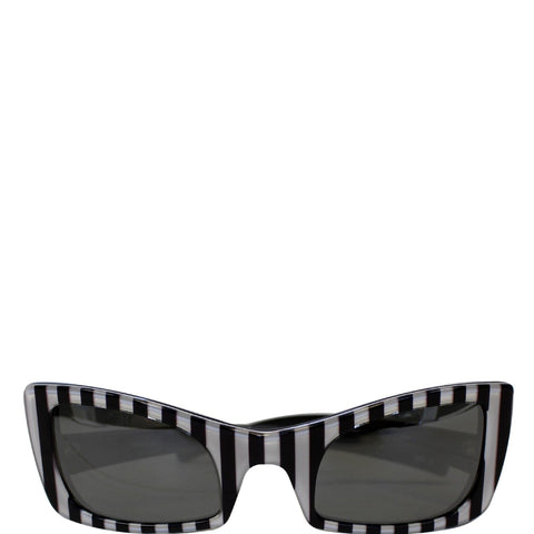 Versace Black and White Stripes Sunglasses MOD GV3/R