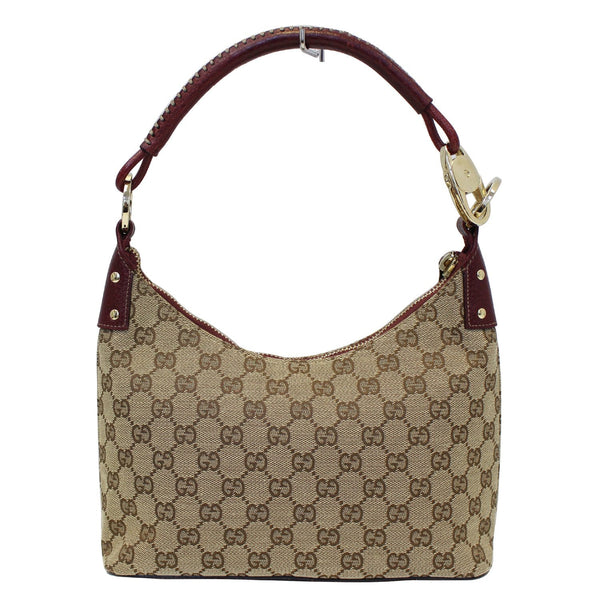 GUCCI GG Canvas Classic Ring Tote Shoulder Bag Beige-US