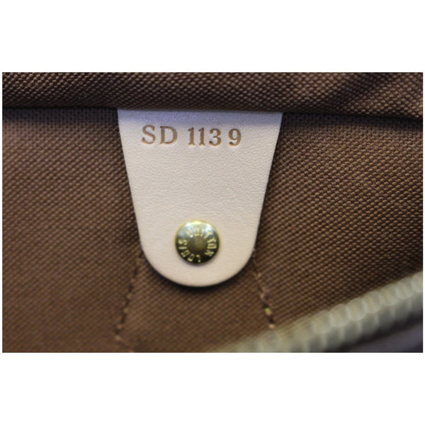 LOUIS VUITTON Speedy 30 Monogram Canvas Satchel Handbag Brown