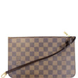 LOUIS VUITTON Damier Ebene Pochette Wristlet Pouch Neverfull GM-US