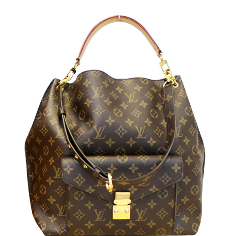 LOUIS VUITTON Metis Hobo Monogram Canvas Shoulder Bag Brown