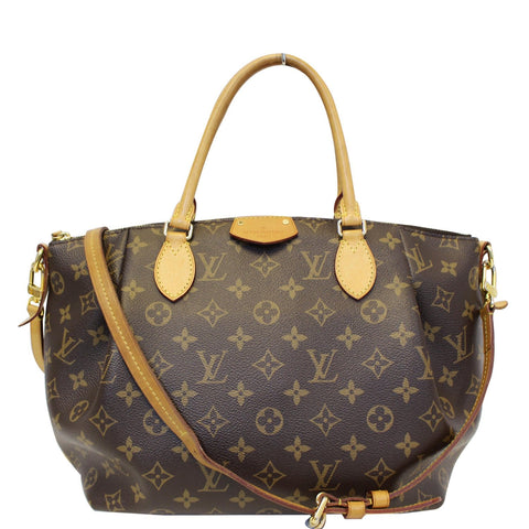 LOUIS VUITTON Turenne MM Monogram Canvas 2 Way Shoulder Bag Brown