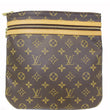 LOUIS VUITTON Pochette Bosphore Monogram Canvas Crossbody Bag Brown