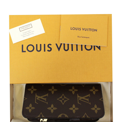 LOUIS VUITTON IPhone X Folio Monogram Canvas Phone Case