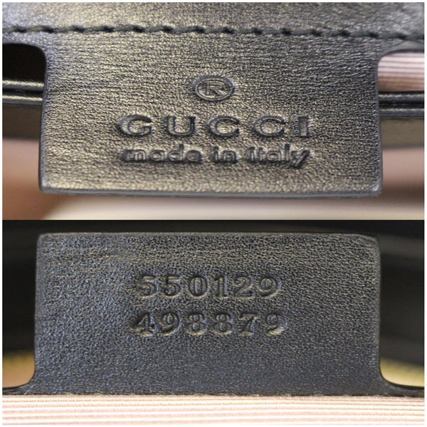 GUCCI Arli Small Leather Shoulder Bag Black 550129-US