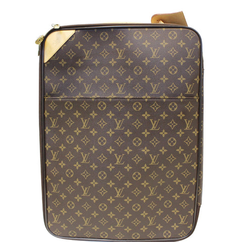 LOUIS VUITTON Pegase 55 Monogram Canvas Business Suitcase Travel Bag