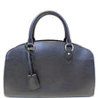 LOUIS VUITTON Pont Neuf PM Epi Leather Satchel Bag Black-US