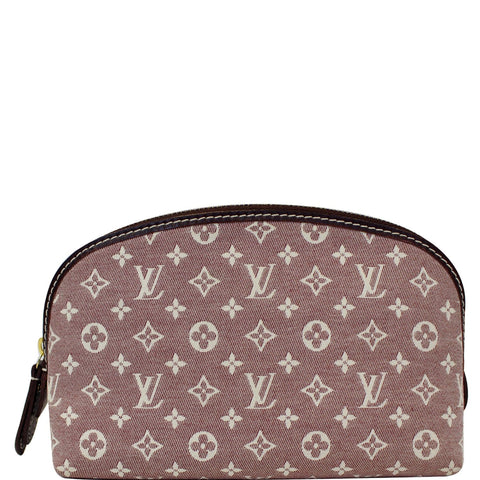 LOUIS VUITTON Pochette Monogram Idylle Cosmetic Pouch Sepia
