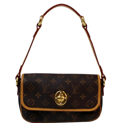 LOUIS VUITTON Tikal PM Monogram Canvas Shoulder Bag Brown