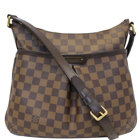 LOUIS VUITTON Bloomsbury PM Damier Ebene Crossbody Bag Brown