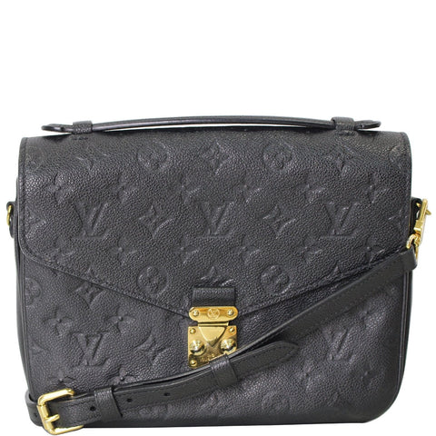 LOUIS VUITTON Metis Pochette Empreinte Leather Crossbody Bag Black - 15% OFF