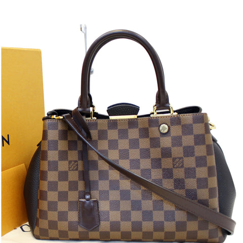 LOUIS VUITTON Brittany Damier Ebene Shoulder Bag