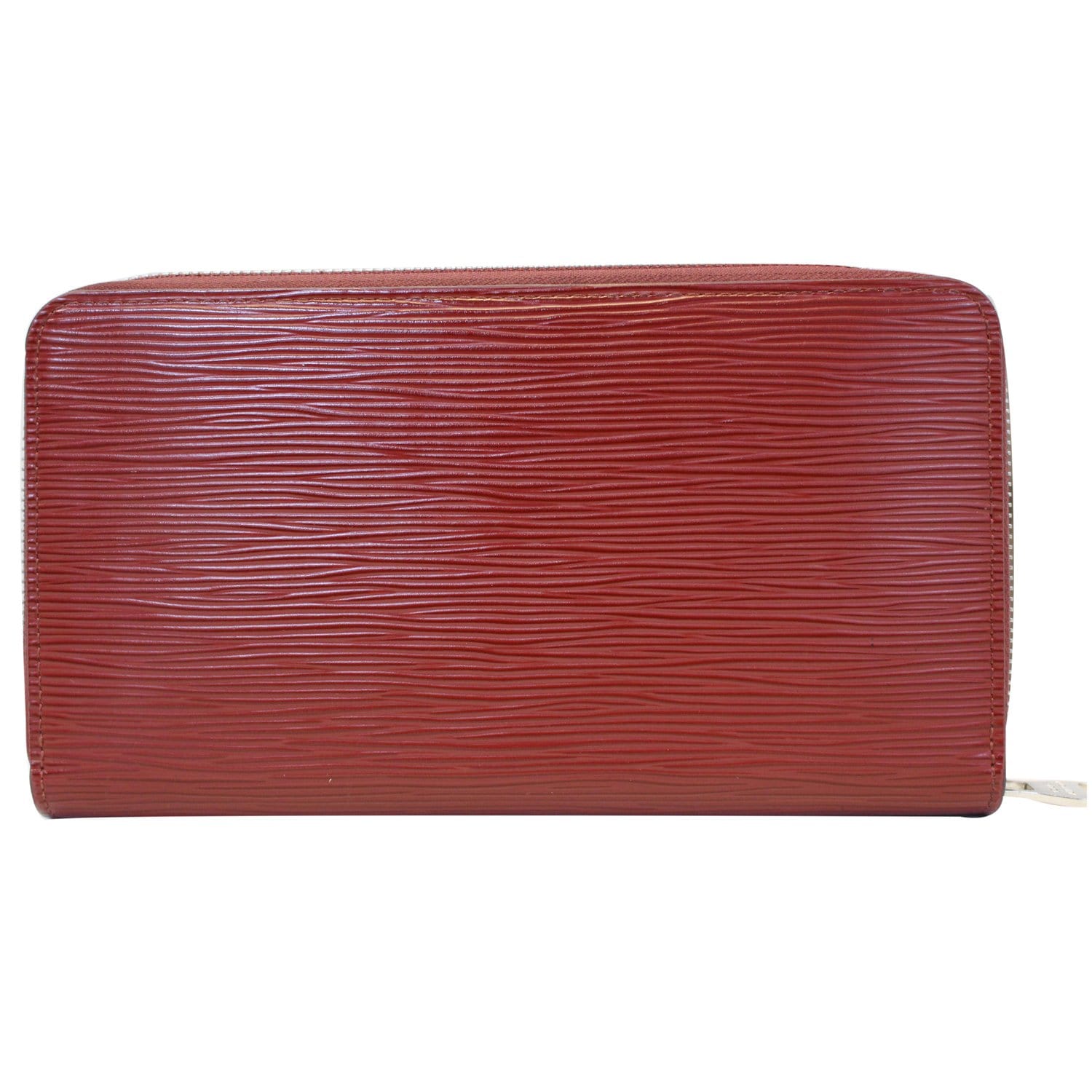 Lot - Louis Vuitton Red Epi Leather 'Zippy' Organizer Wallet