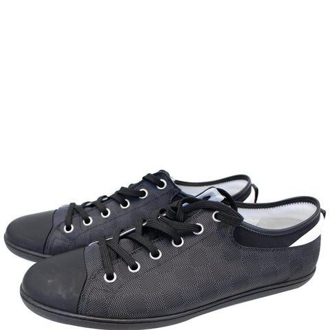 LOUIS VUITTON Baseball Low Cut Sneakers Black US 13