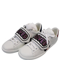 GUCCI Ace Loved Low Top Sneakers White 505329 US 5.5