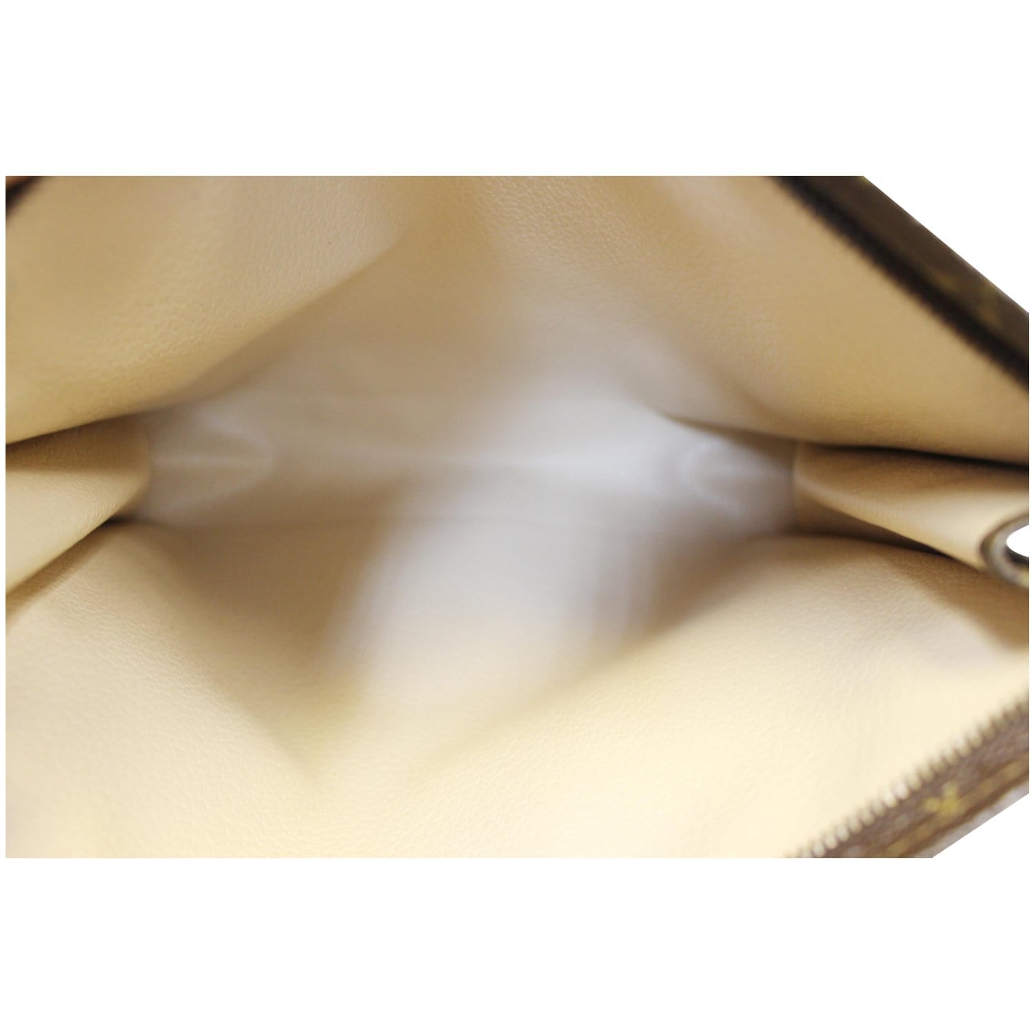 Poche toilette cloth vanity case Louis Vuitton Brown in Cloth - 25095374