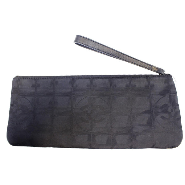 CHANEL Wristlet Cosmetic Pouch Black-US