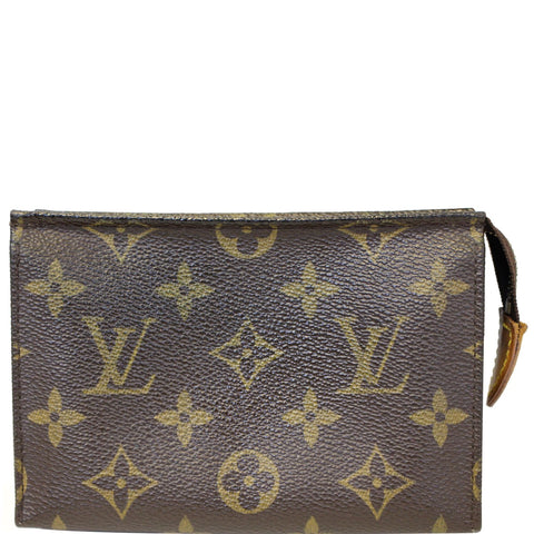 LOUIS VUITTON Monogram Canvas Toiletry Pouch Brown