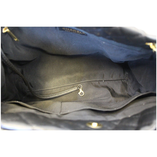 CHANEL Large Shopping Flap Shoulder Bag Black-US