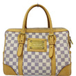 LOUIS VUITTON Berkeley Damier Azur Satchel Handbag White-US