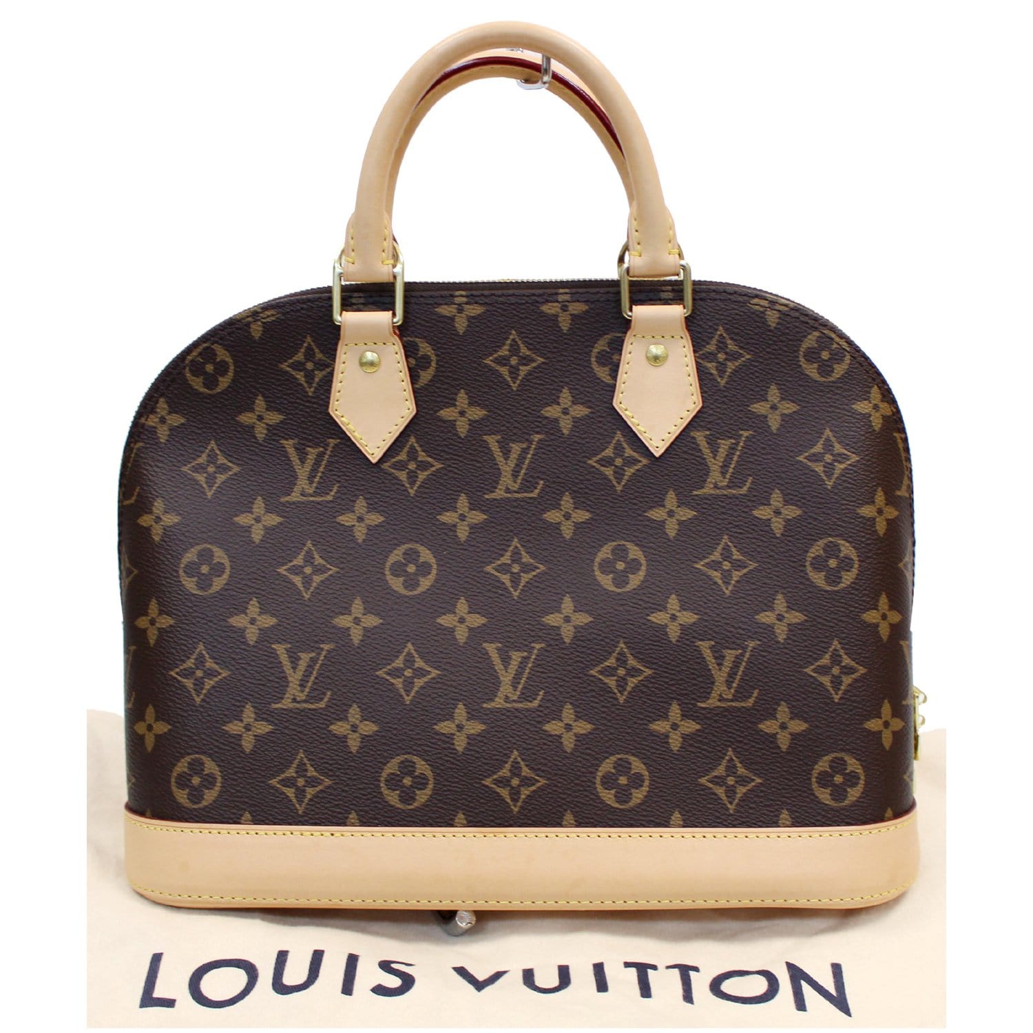Louis Vuitton　アルマ　PM LOUIS VUITTON Alma PM Monogram Canvas Satchel Bag Brown
