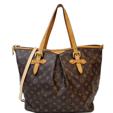 LOUIS VUITTON Palermo GM Monogram Canvas Tote Shoulder Bag Brown - 20% OFF