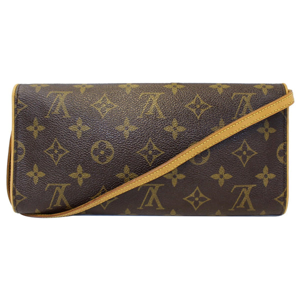 LOUIS VUITTON Pochette Twin GM Monogram Canvas Shoulder Bag Brown-US