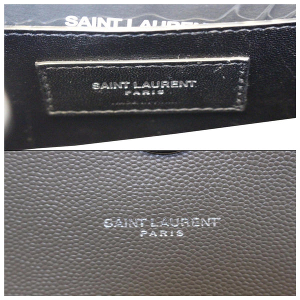 YVES Saint Laurent Envelope Medium Chain Shoulder Bag Grey