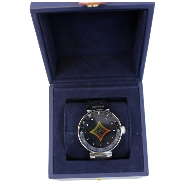 LOUIS VUITTON Tambour Horizon 42mm Monogram Eclipse Smartwatch Grey