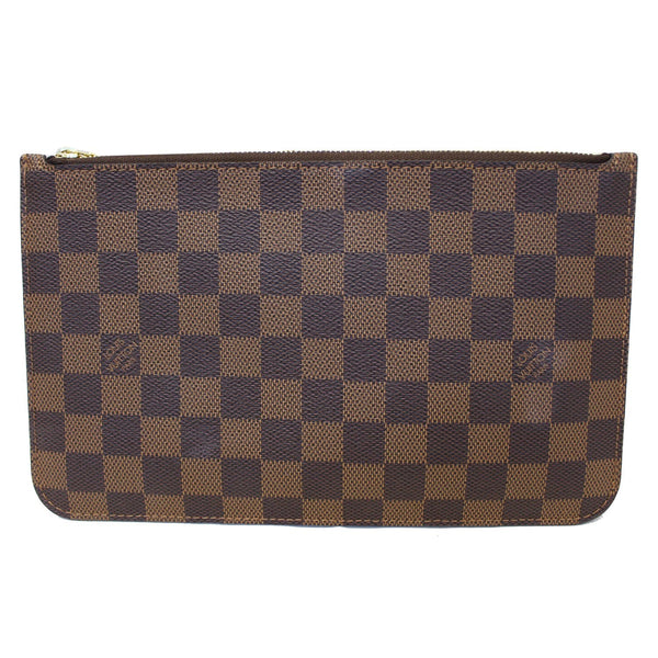 Louis Vuitton Neverfull Wristlet Damier Ebene Pouch - lv neverfull