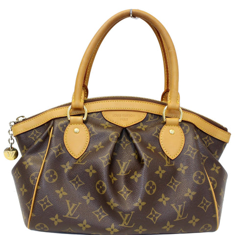 LOUIS VUITTON Tivoli PM Monogram Canvas Shoulder Bag Brown