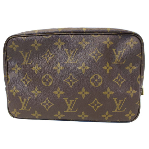 LOUIS VUITTON Trousse Toilette 23 Monogram Canvas Cosmetic Pouch Brown-US