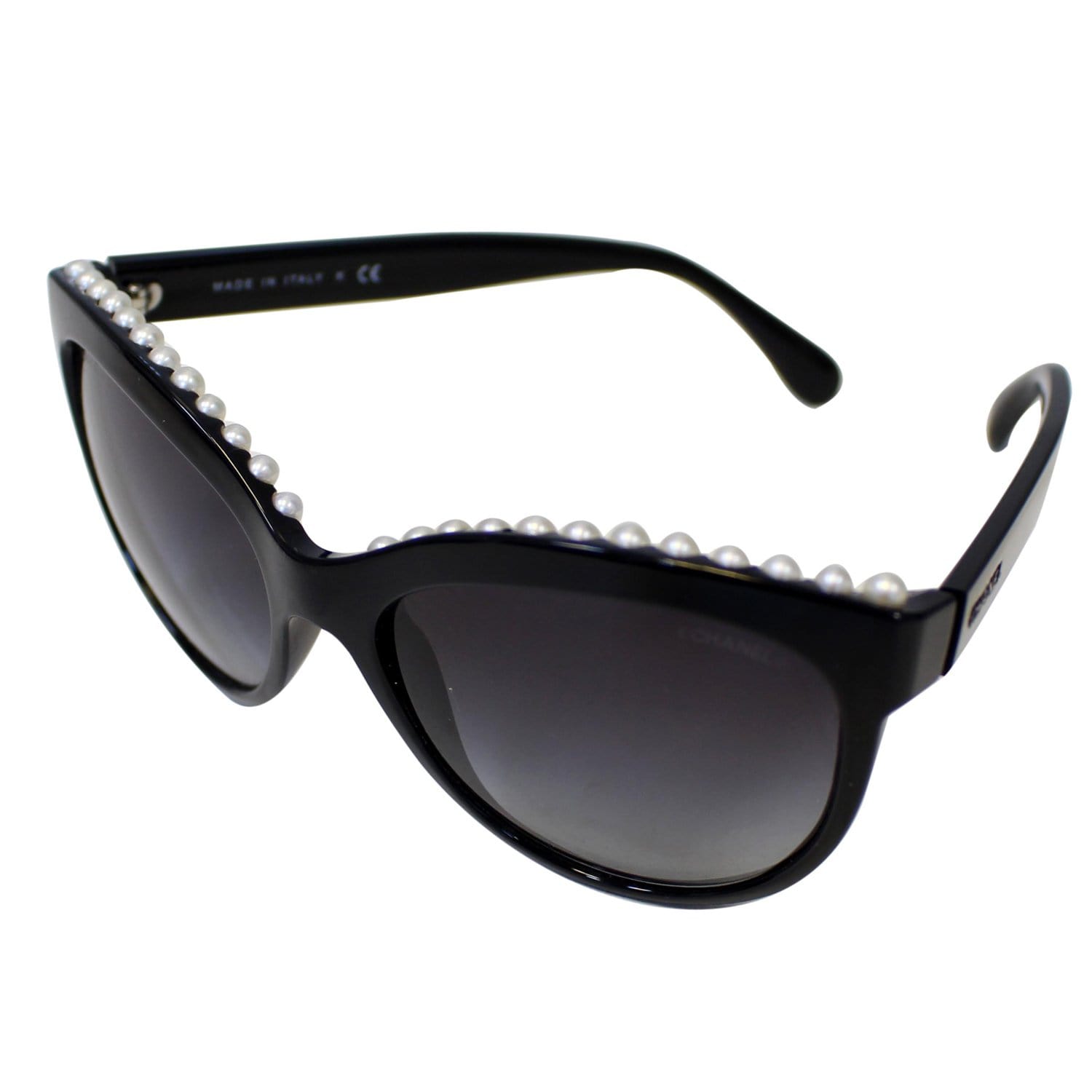 CHANEL Pearl Butterfly Sunglasses Black 6040-H-US