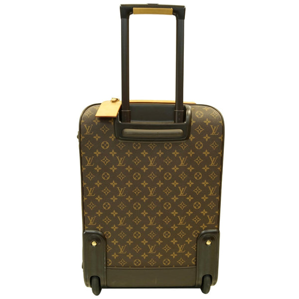 Louis Vuitton Pegase 55 travel suitcase bottom wheels