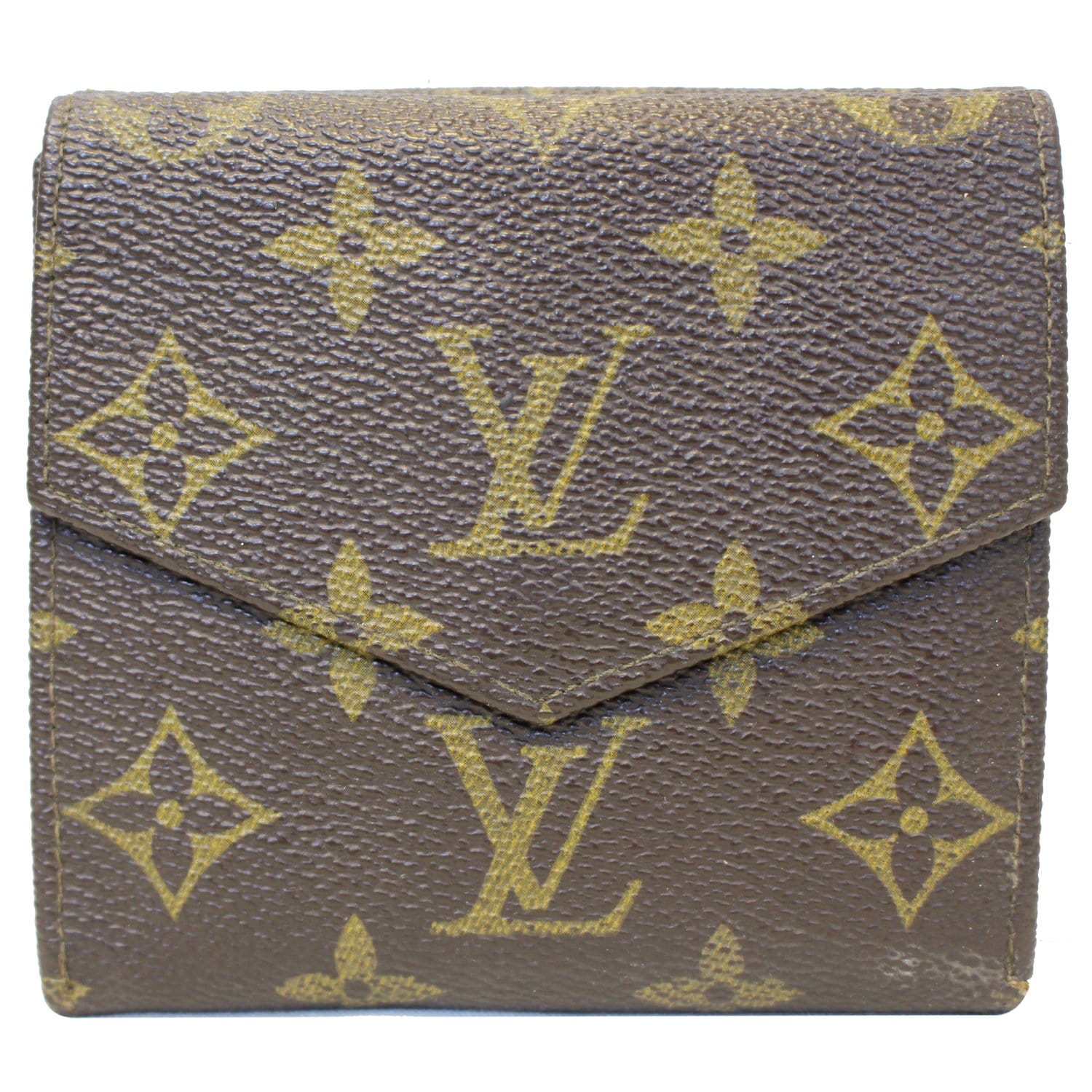 Vintage Louis Vuitton Wallet Billfold snap closure case Card