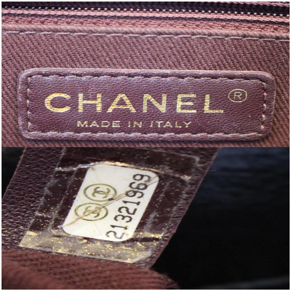 Chanel Urban Mix Flap  Shoulder Bag Calfskin Python Black logo 