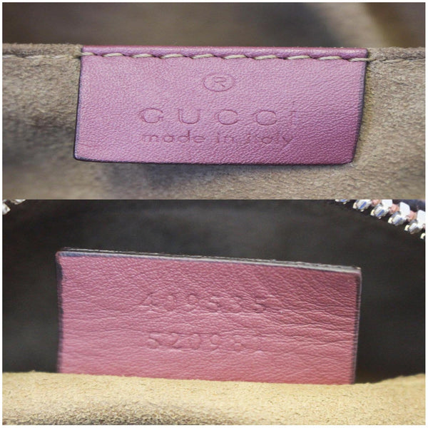GUCCI GG Supreme Monogram Blooms Print Mini Chain Crossbody Bag Beige-US