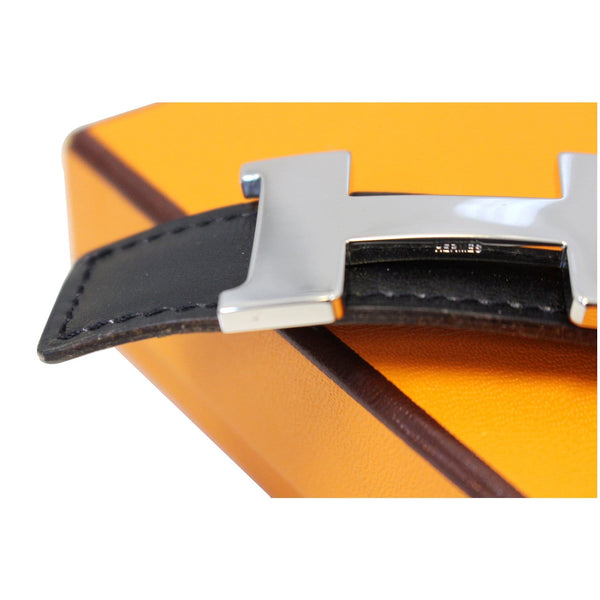 Hermes Belt Constance Buckle H Reversible Size 65 - silver buckle