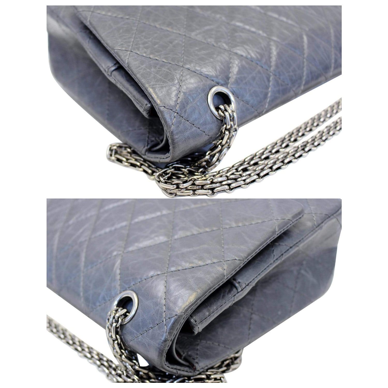 Chanel Dark Grey CC Classic Zip Around Wallet – The Closet