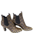 LOUIS VUITTON Monogram Canvas El Dorado Ankle Booties Size 41-US
