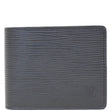 Louis Vuitton Slender - Lv Epi Leather Wallet Black for men