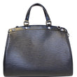 LOUIS VUITTON Brea GM Epi Leather Satchel Bag Black