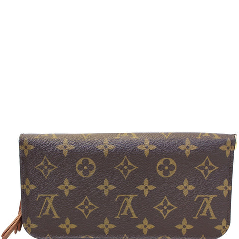 LOUIS VUITTON Insolite Monogram Canvas Wallet Brown