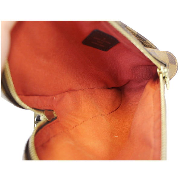 Louis Vuitton Damier Geronimos Ebene inside view Hip Bag