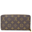 LOUIS VUITTON Zip Around Monogram Canvas Wallet Brown