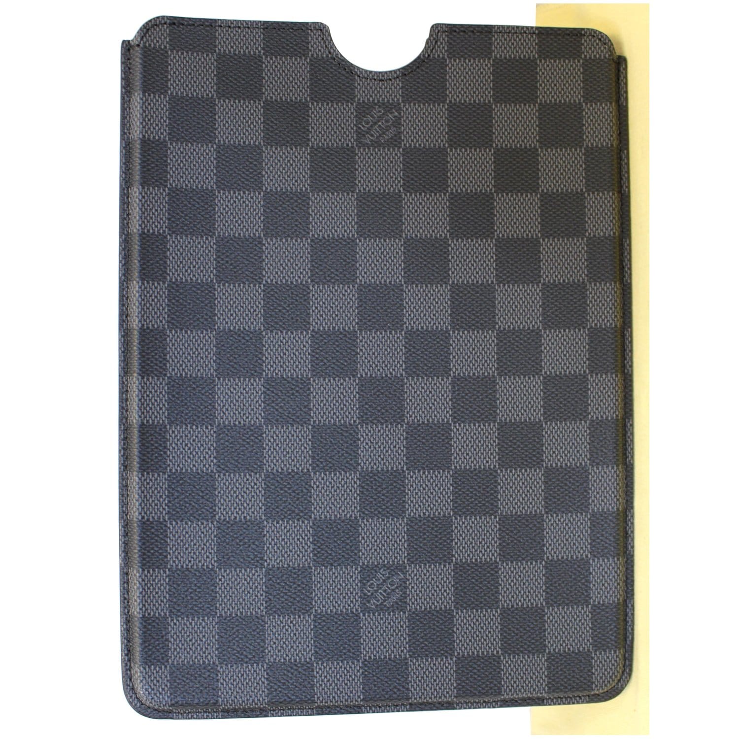 LOUIS VUITTON Damier Graphite iPad mini Case N48249 LV Auth bs4557