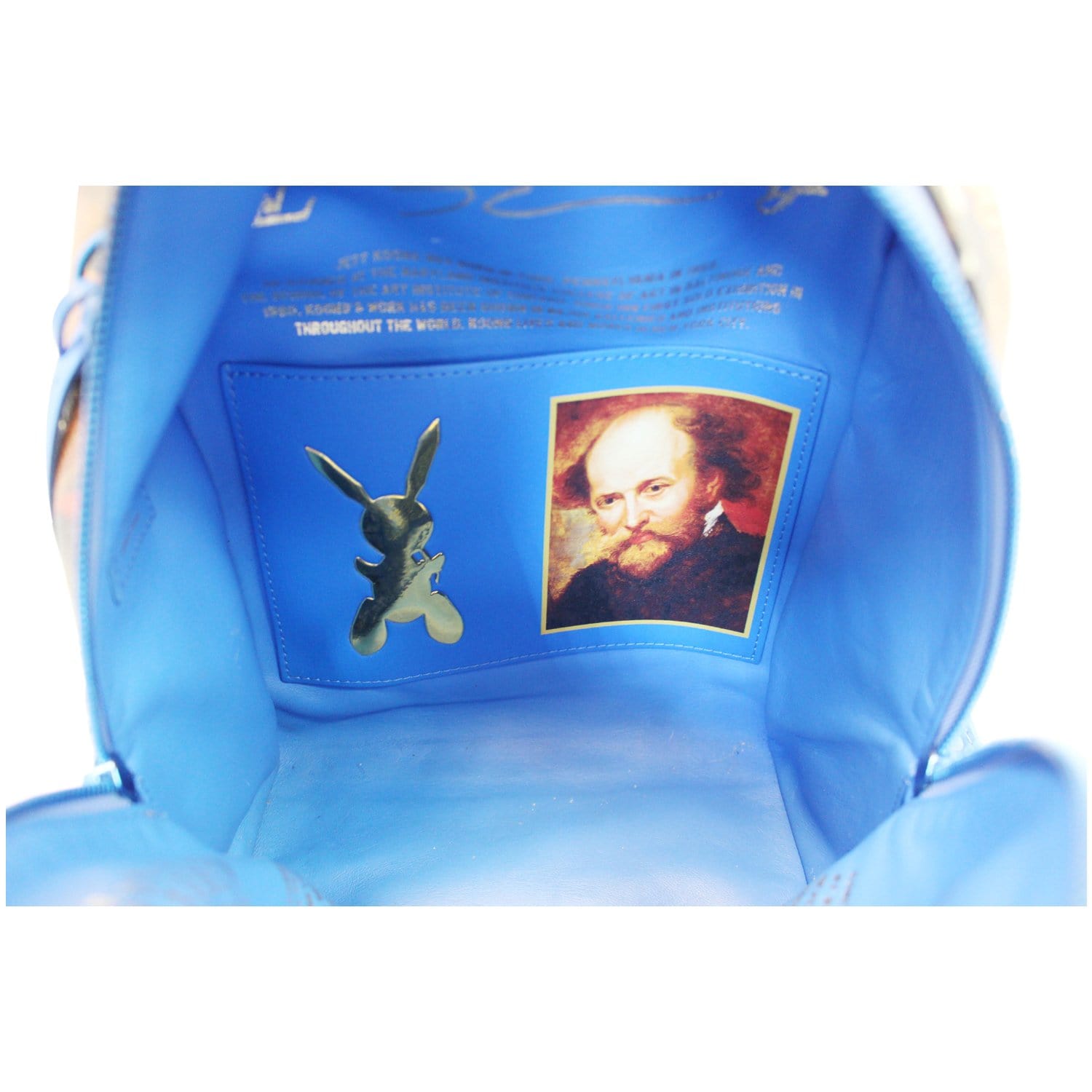 Louis Vuitton Palm Springs Backpack Limited Edition Jeff Koons Rubens Print  Canv
